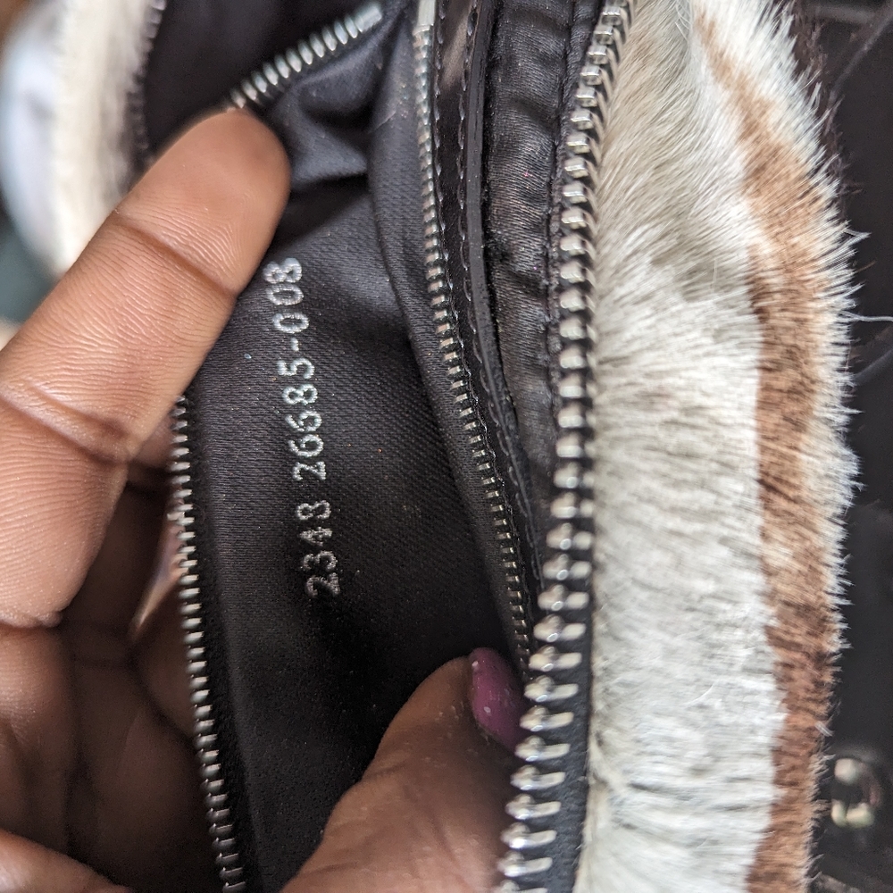 💥RARE💥💯FENDI PONY HAIR & MIRROR BAGUETTE - Picture 16 of 17